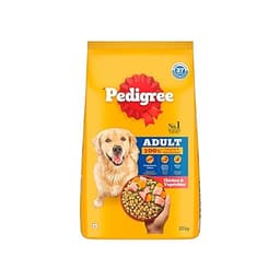 Pedigree Adult Dry Dog Food, Chicken & Vegetables, upto 1kg Pack view 1